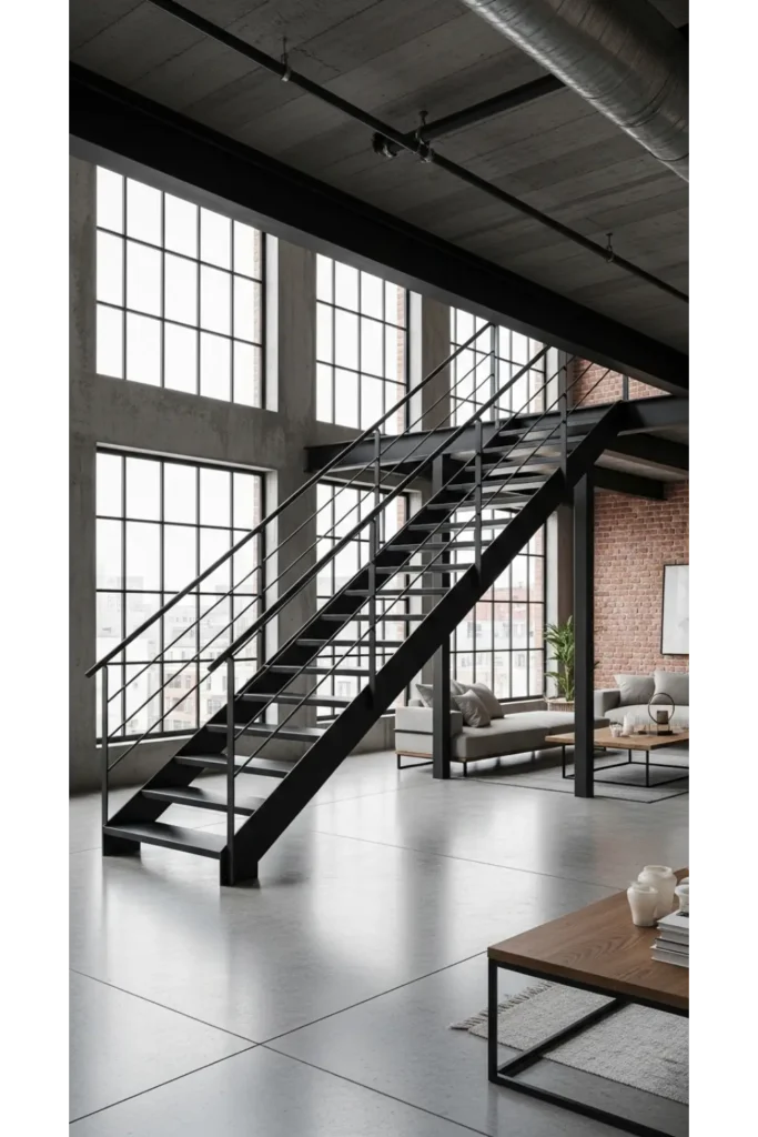 Metal Open Staircase