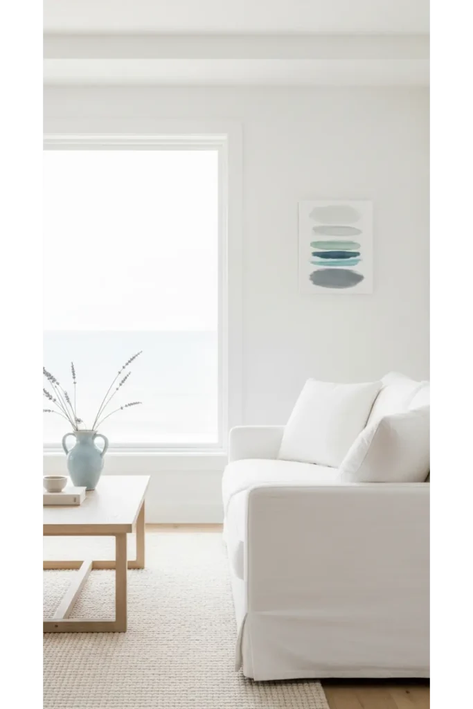 Minimal Coastal Living Room