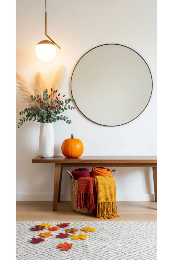 Modern Fall Decor: 23 Easy Ideas for a Cozy Home 8 Minimal Fall Entryway Decor