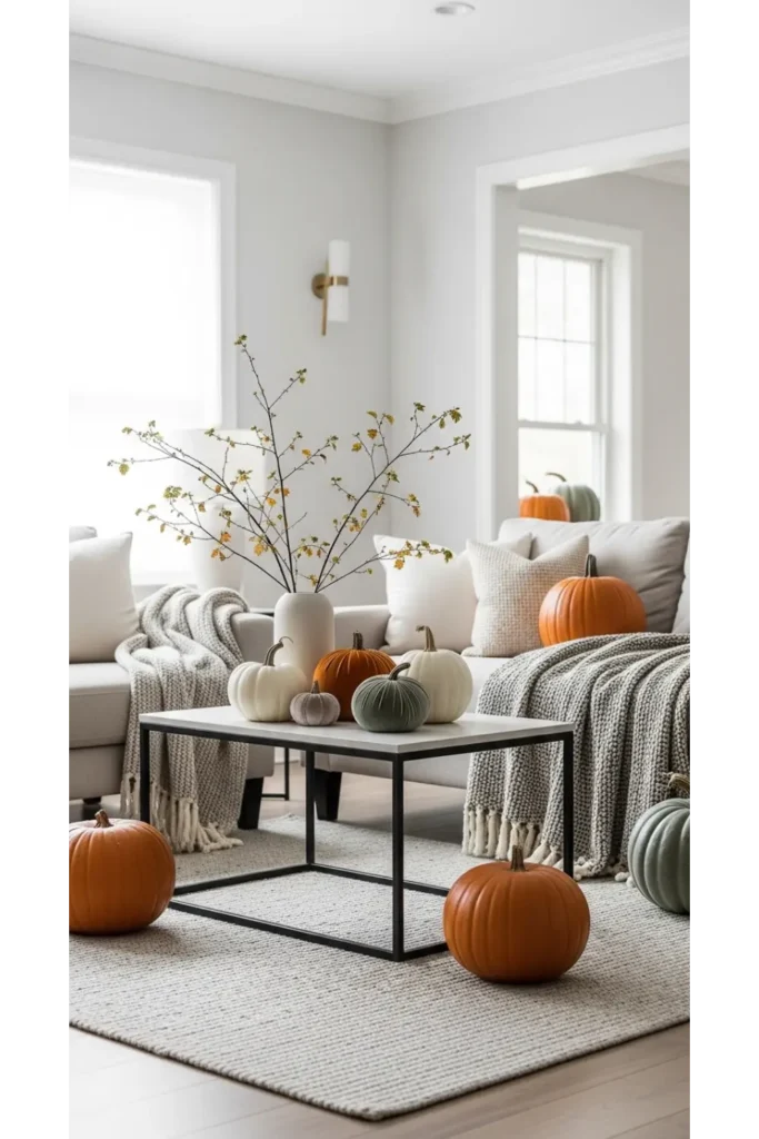Minimal Pumpkin Decor