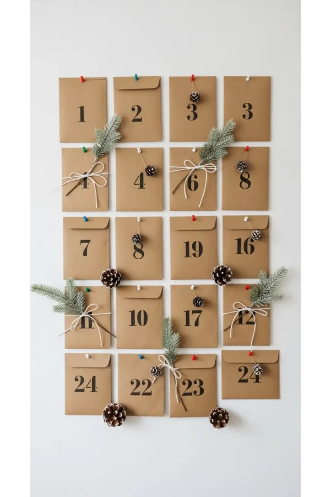  Minimalist Advent Calendar Wall