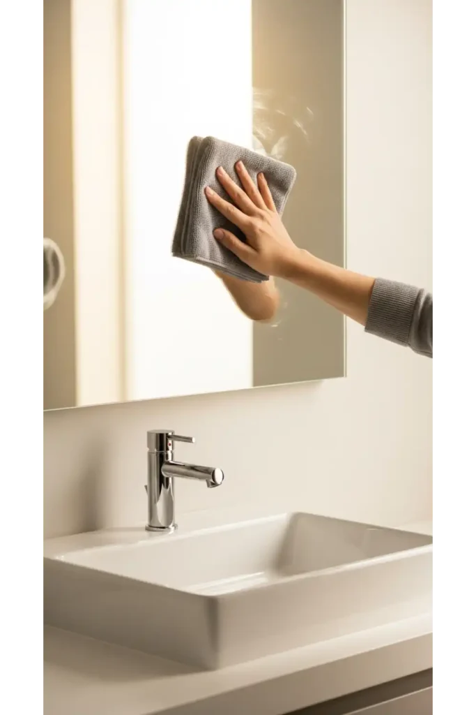 Mirror Clarity Without Streaks