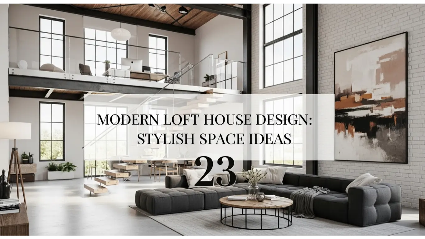Modern Loft House Design: Stylish Space Ideas 23 1 Modern Loft House Design