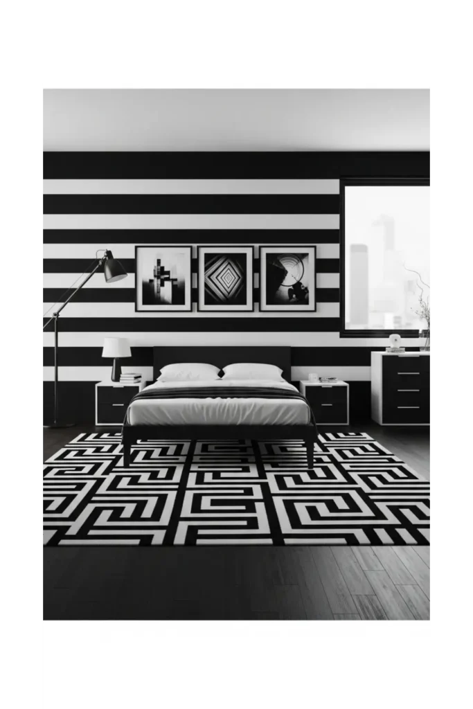 23 male bedroom ideas for a Stylish Upgrade 9 Monochrome Black and White