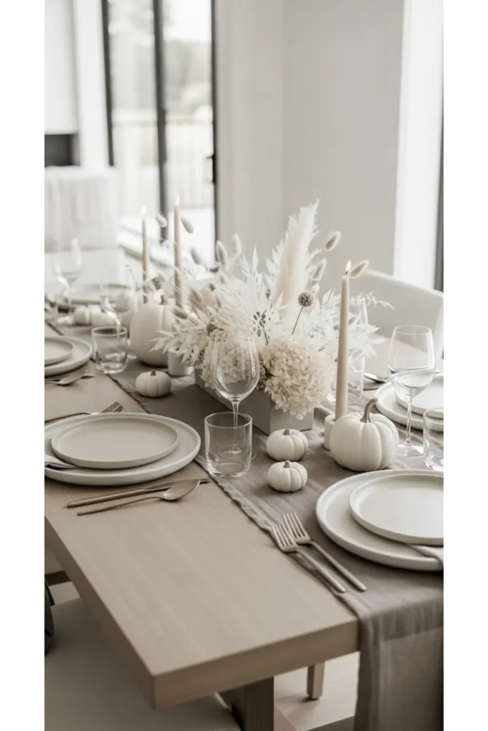 Monochrome Table Setting