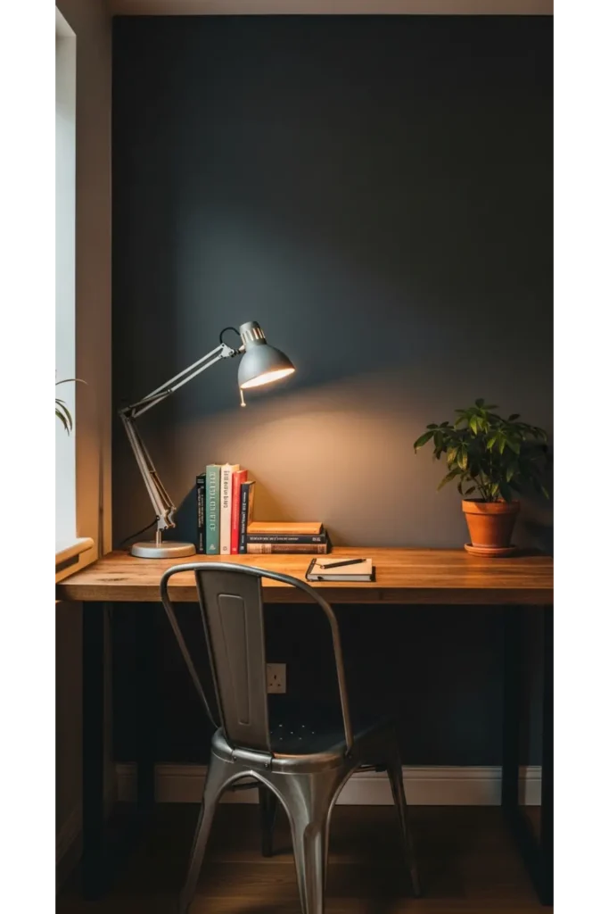 Moody Home Office Nook