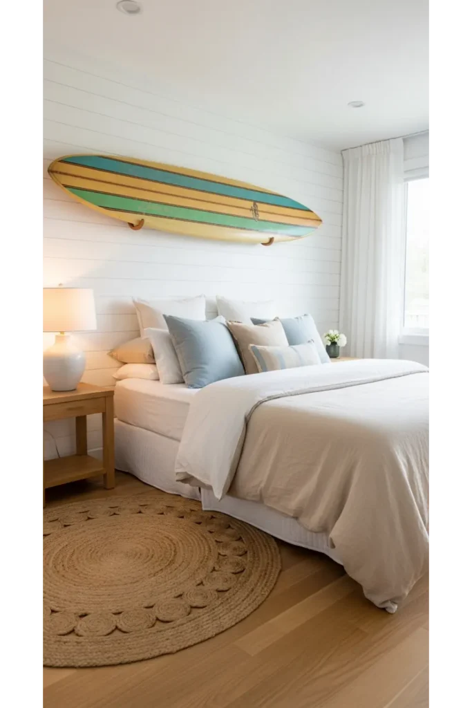 Mounted Surfboard Wall Display