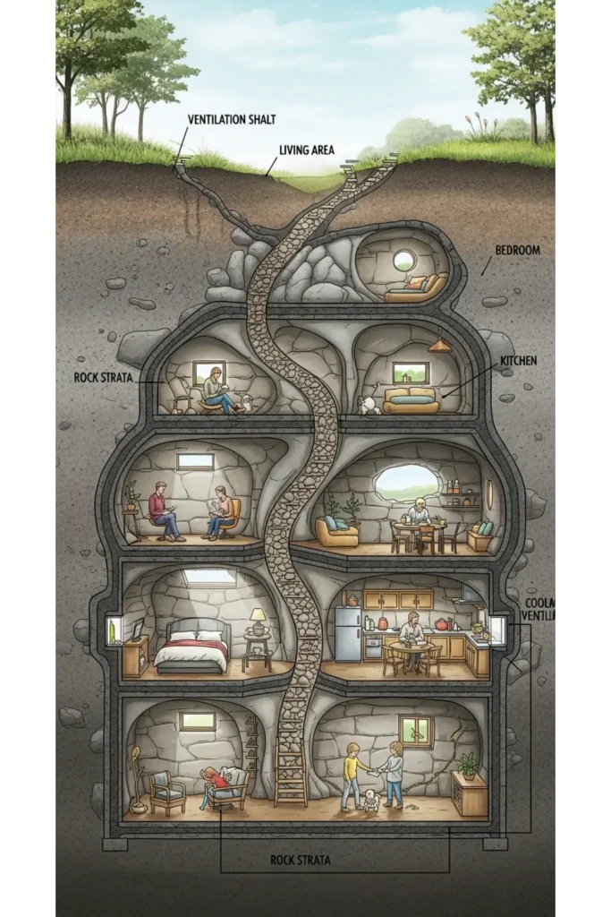 Natural Climate Control Beneath the Surface