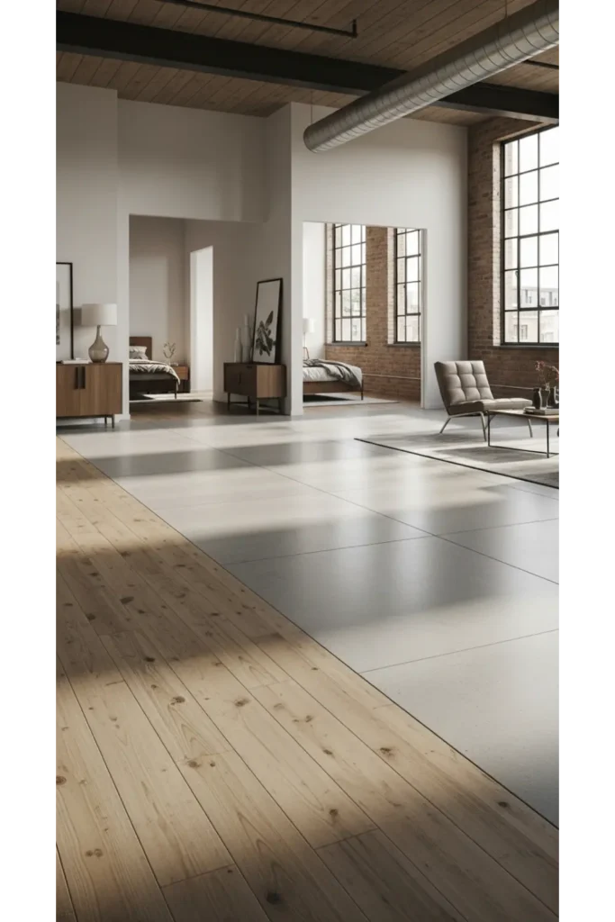 Modern Loft House Design: Stylish Space Ideas 23 21 Neutral Flooring for Continuity