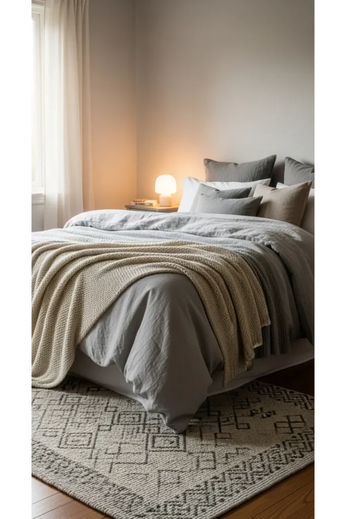 23 male bedroom ideas for a Stylish Upgrade 22 Neutral Layered Textures