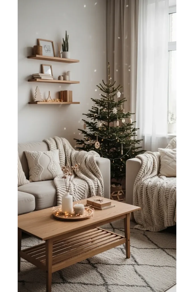  Neutral Toned Living Room with Soft Textures