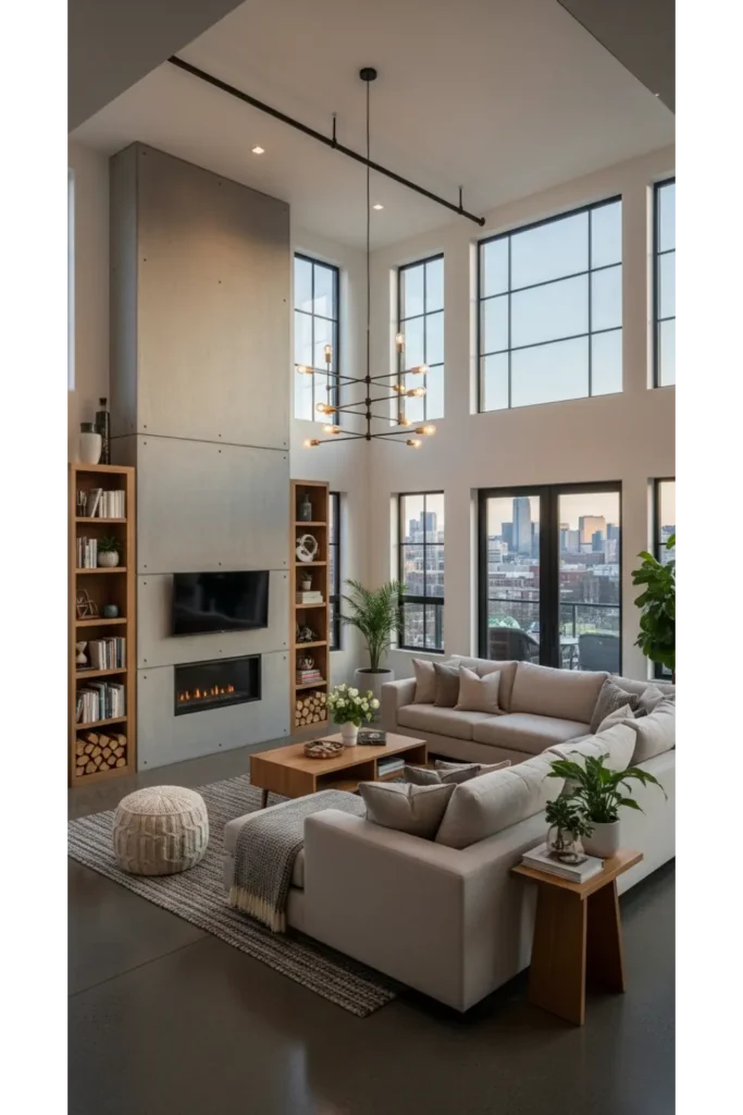 Modern Loft House Design: Stylish Space Ideas 23 2 Open Concept Living with Natural Flow