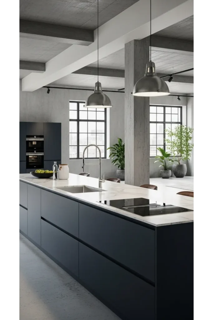 Modern Loft House Design: Stylish Space Ideas 23 10 Open Kitchen with Clean Lines