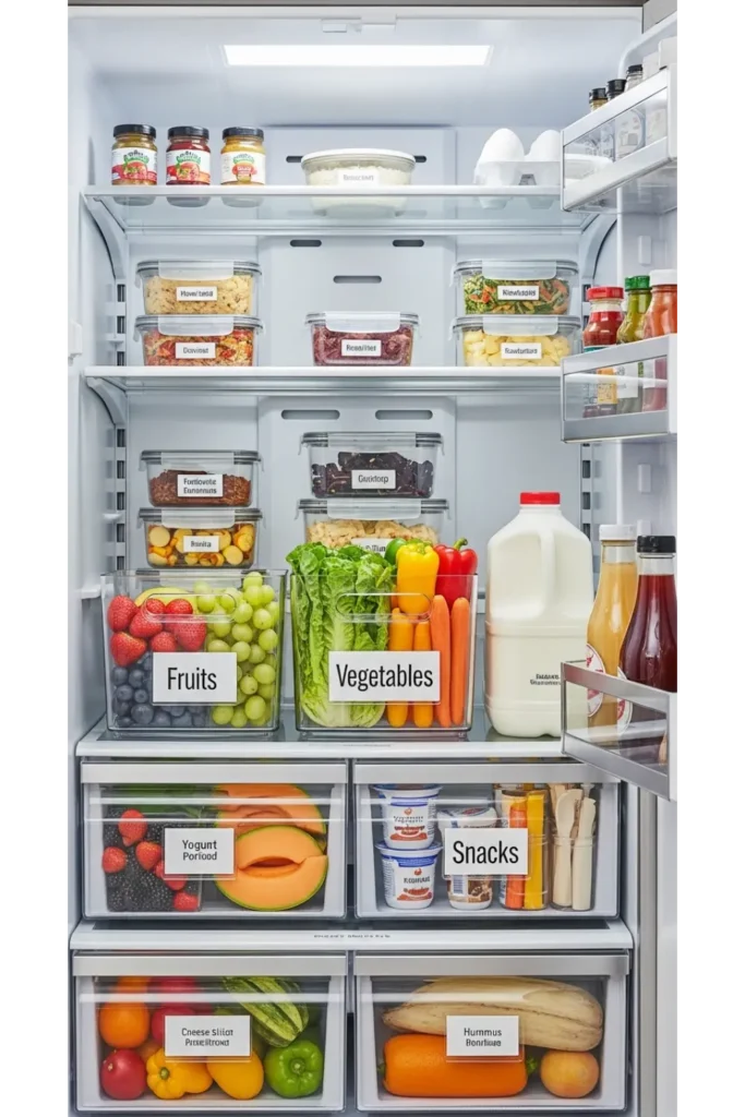 23 Small Kitchen Organization Ideas to Save Space 23 Organize Fridge Smartly