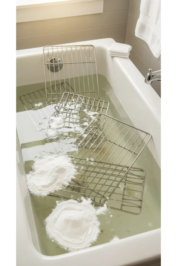 Oven Rack Soaking Method