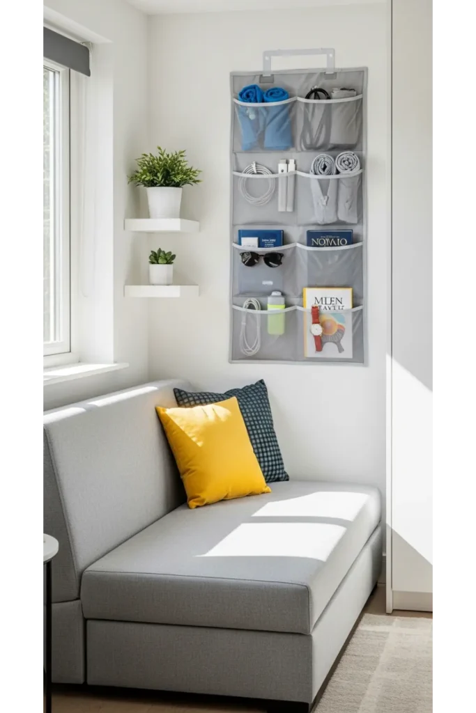 24 Small Room Design Hacks For More Storage Space 4 Over Door Storage Organizers