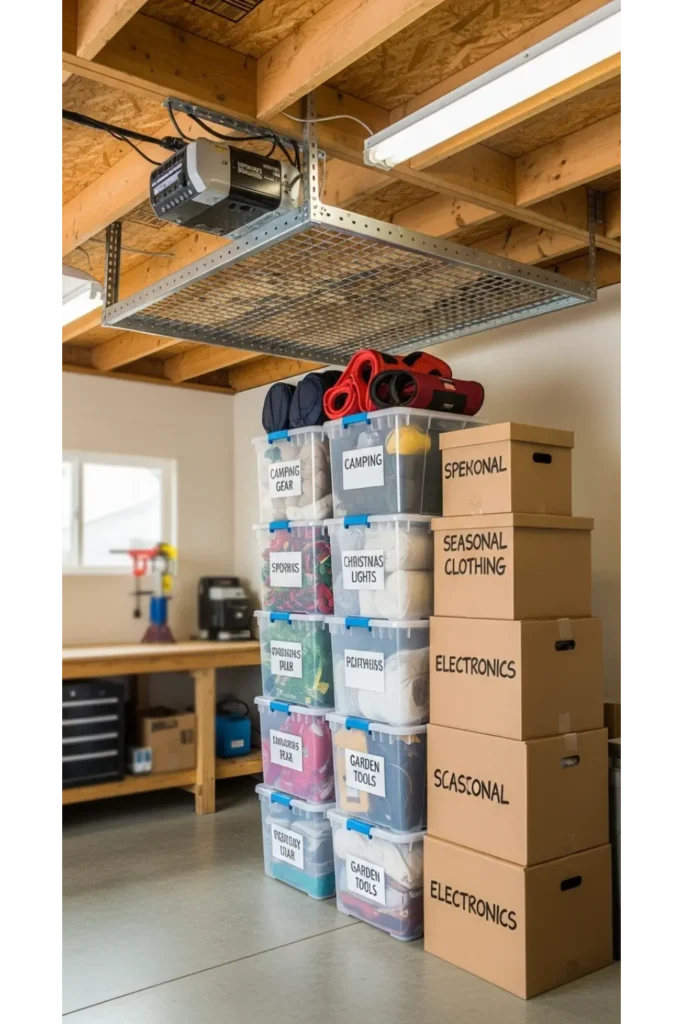 Overhead Ceiling Storage Racks