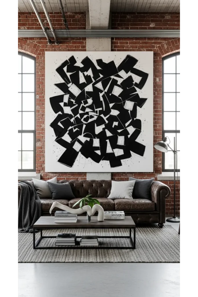 Oversized Abstract Art