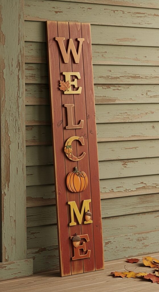 Painted Welcome Sign