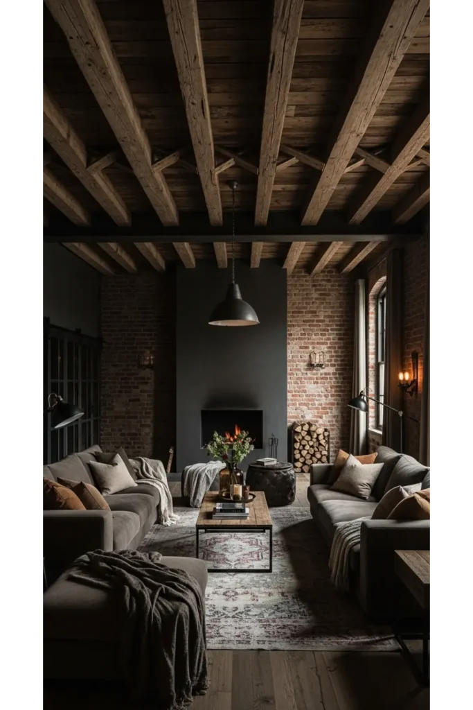 Reclaimed Wood Ceiling Beams