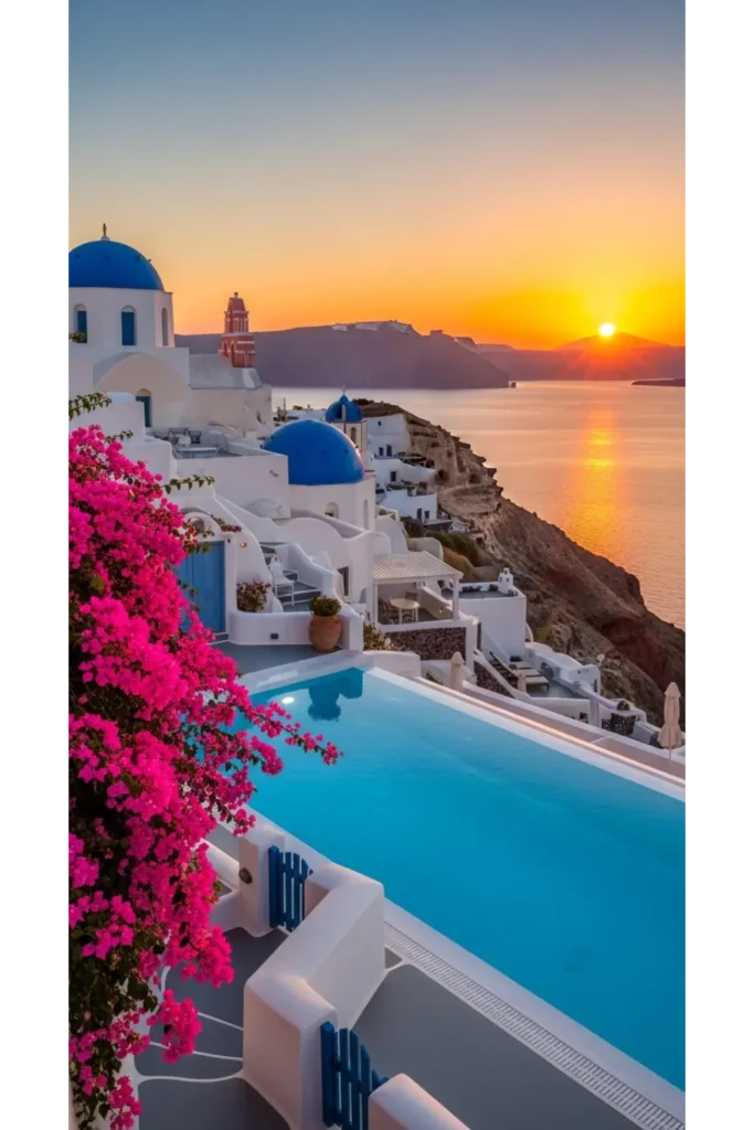 Santorini Cliffside Infinity Villa