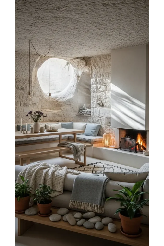 Cave Homes Ideas 23: Stunning & Cozy Living 10 Scandinavian Inspired Cave Interior