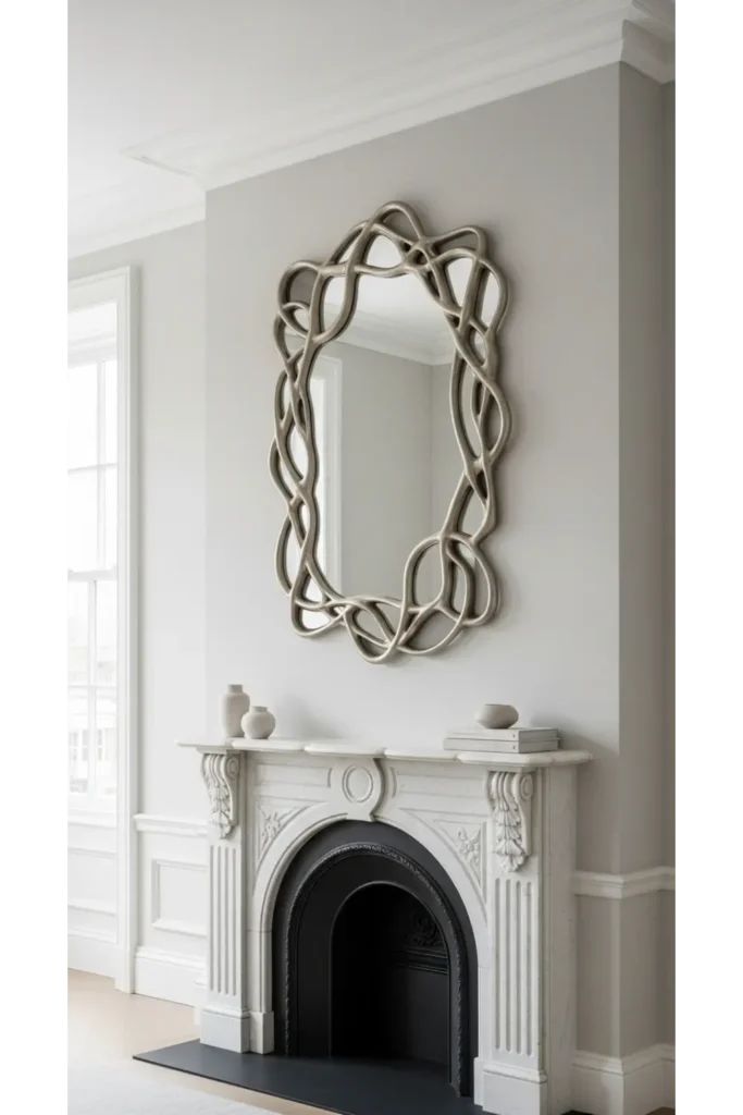 Sculptural Mirror Accent