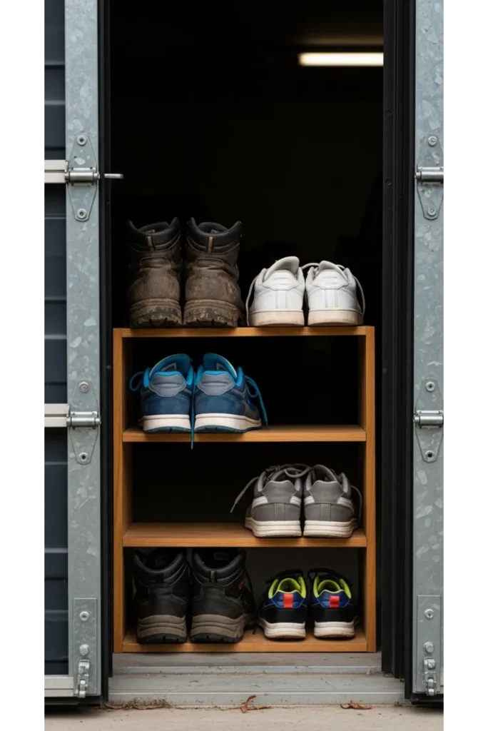 Garage Organization Ideas On A Budget 23 Space Saver 12 Shoe Rack For Garage Entry