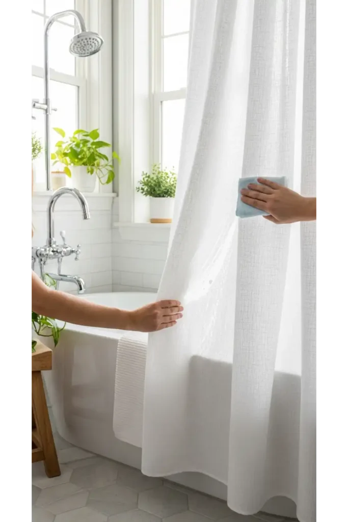 Shower Curtain Deep Clean