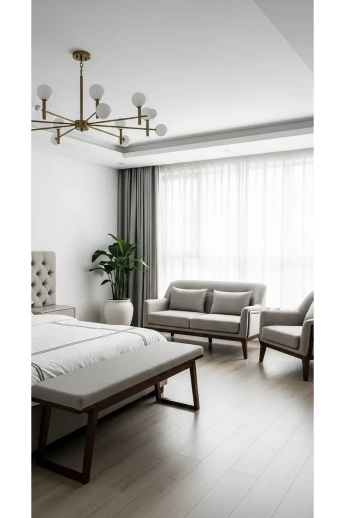 Simple Bench at Bed End