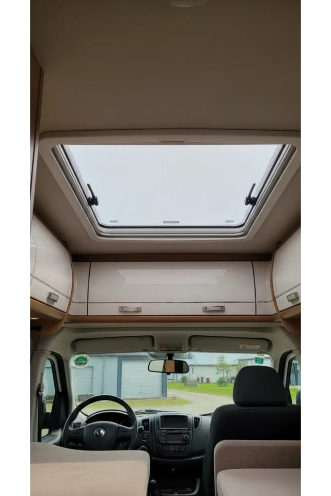 Campervan Interior 23: Max Space & Cozy Travel 12 Skylight Roof Window