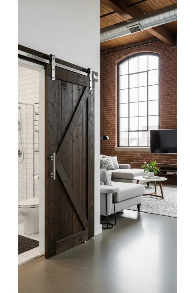 Modern Loft House Design: Stylish Space Ideas 23 18 Sliding Doors for Space Saving