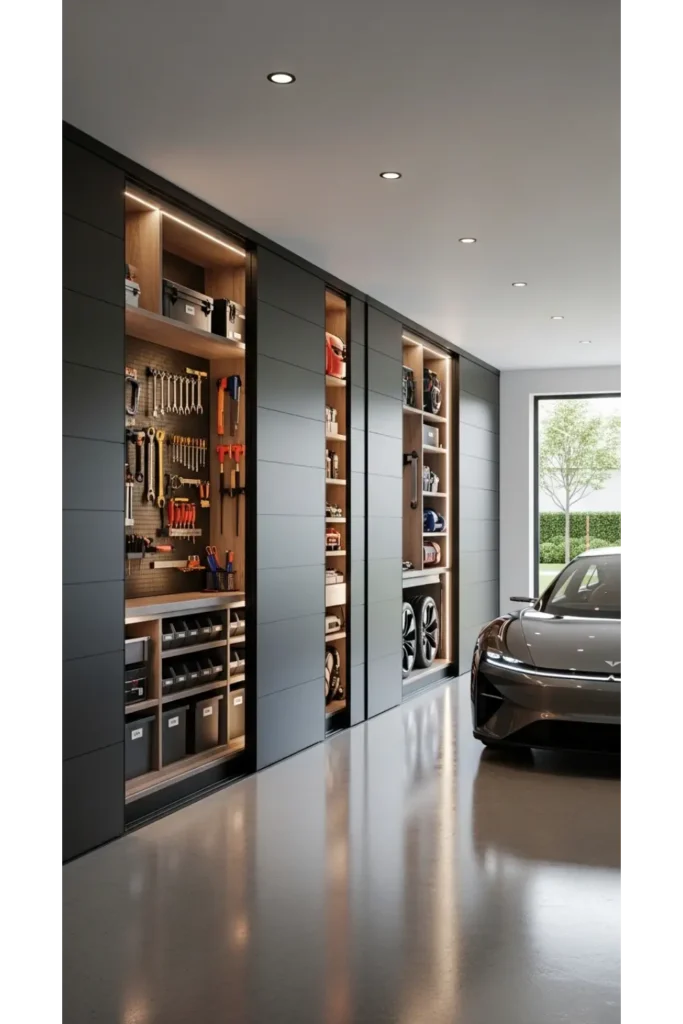 Sliding Wall Storage Panels