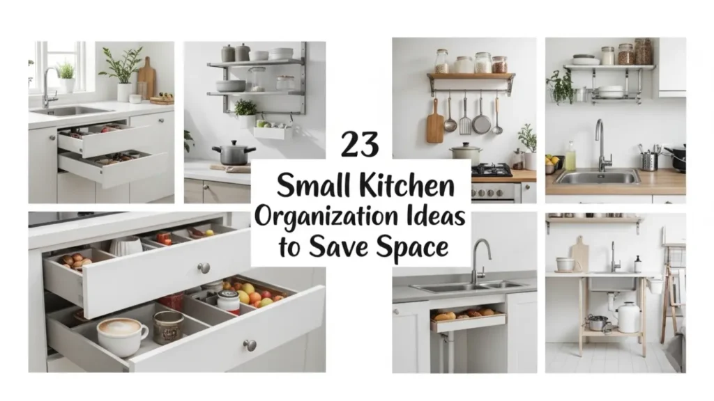23 Small Kitchen Organization Ideas to Save Space 8 Small Kitchen Organization Ideas