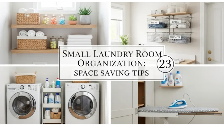 Small Laundry Room Organization