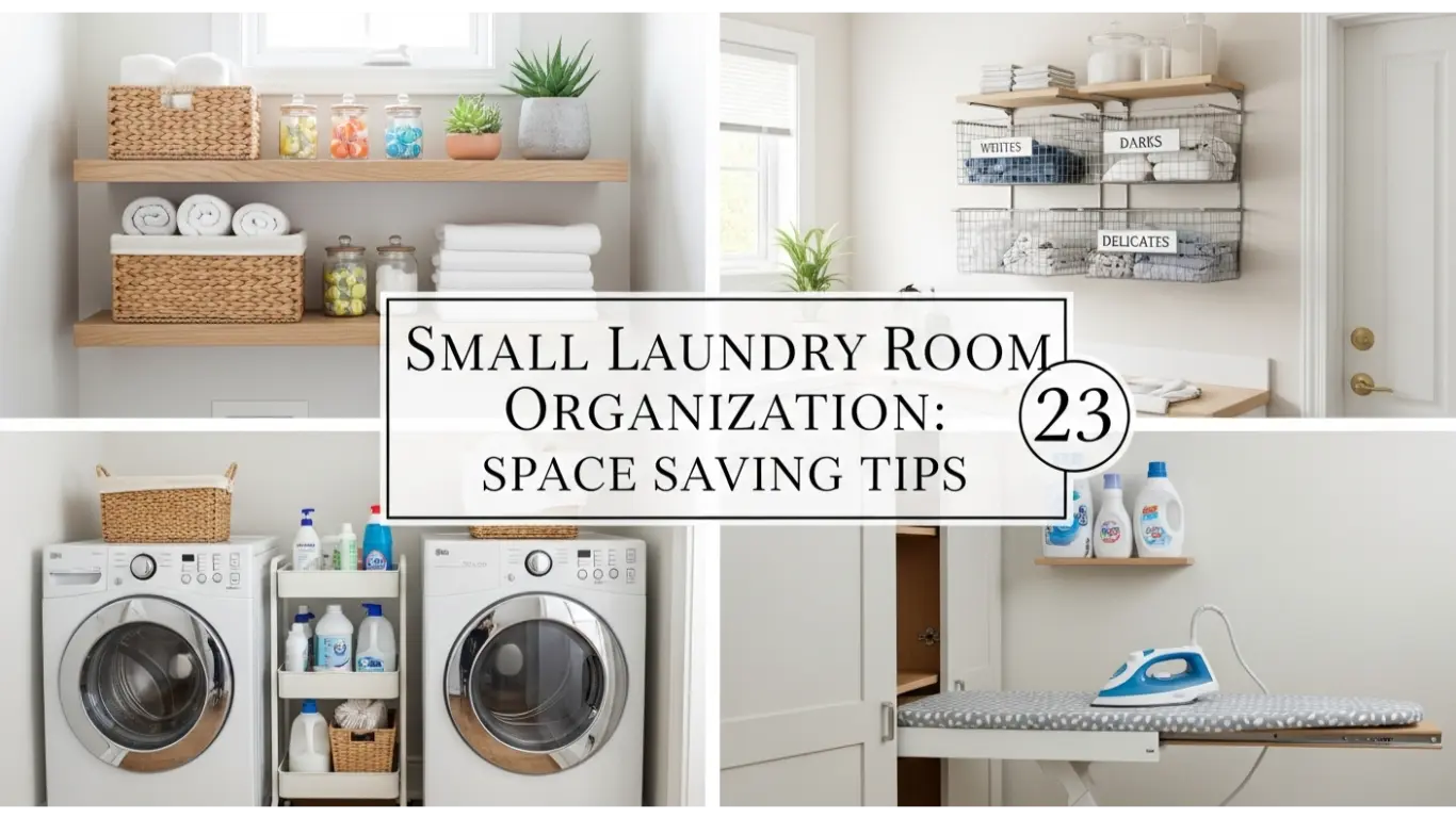 Small Laundry Room Organization