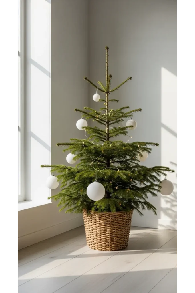 Small Tree with Oversized Ornaments