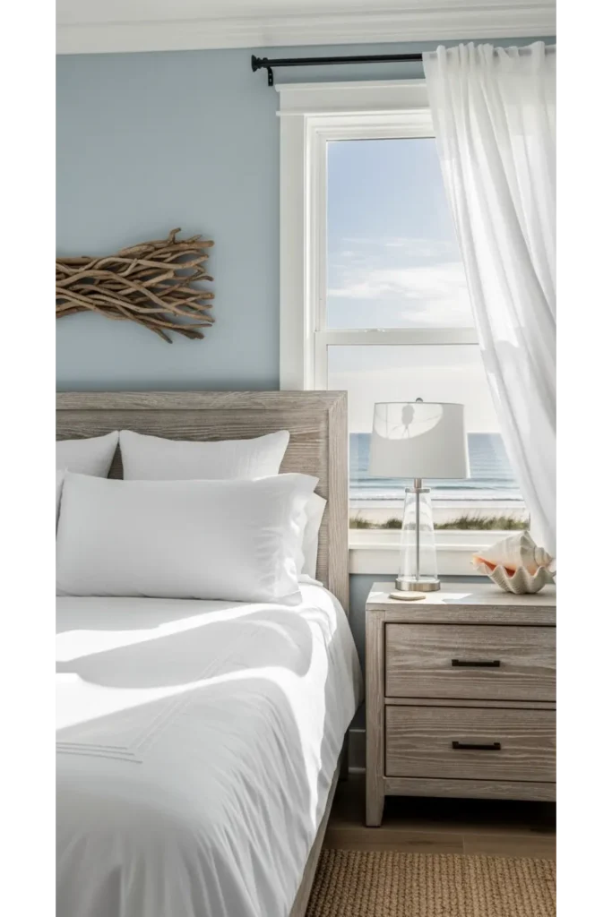 Soft Blue Coastal Serenity Bedroom