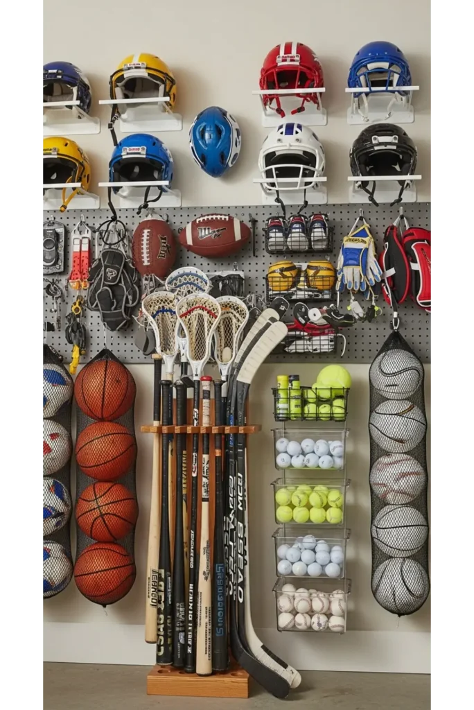 Garage Organization Ideas On A Budget 23 Space Saver 18 Sports Equipment Storage Zone
