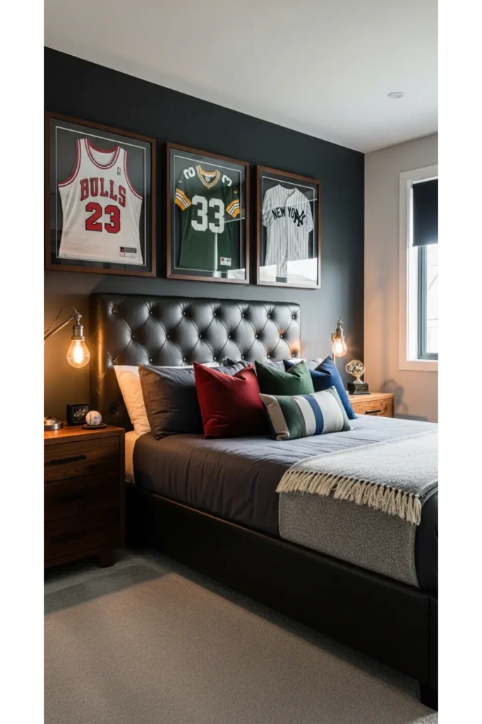 23 male bedroom ideas for a Stylish Upgrade 12 Sports Inspired Space