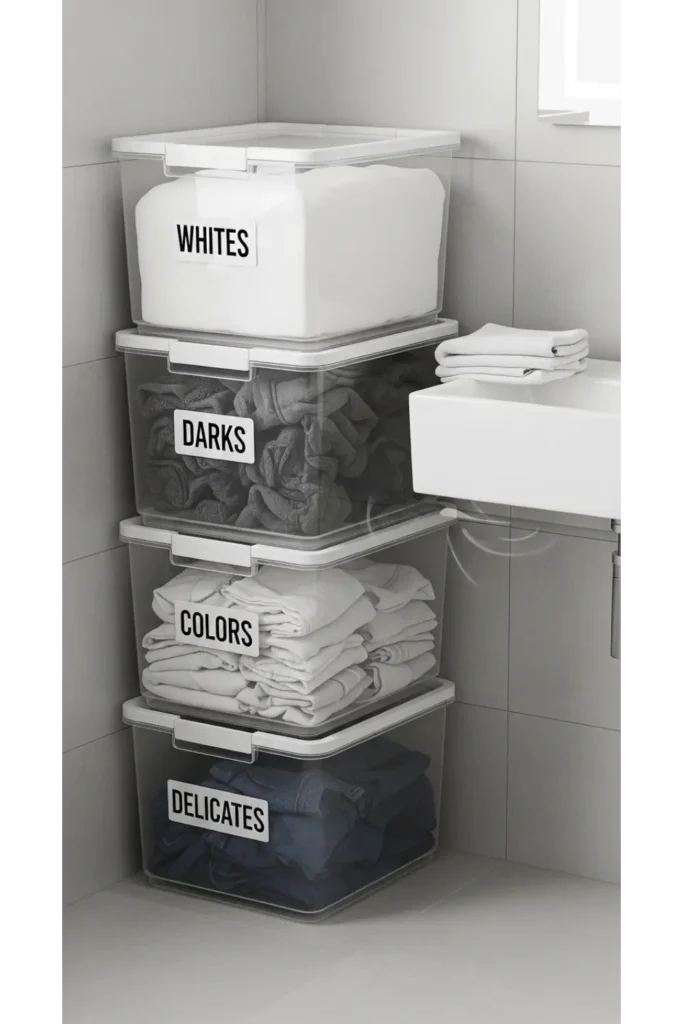Stackable Laundry Bins