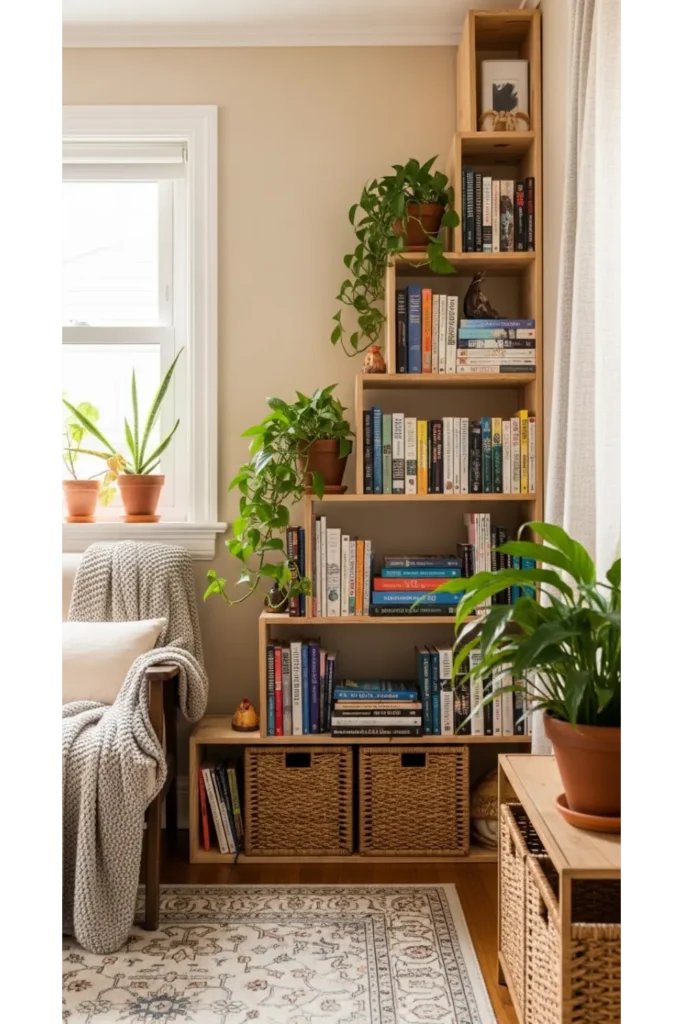 24 Small Room Design Hacks For More Storage Space 22 Stair Step Storage Shelves