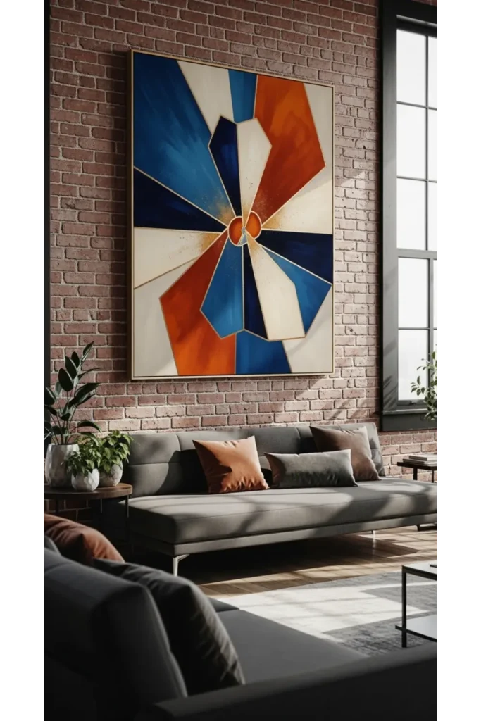 Statement Art to Anchor the Room