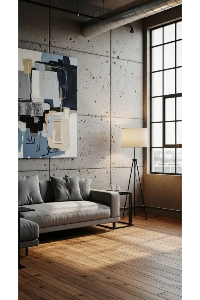 Statement Concrete Feature Wall