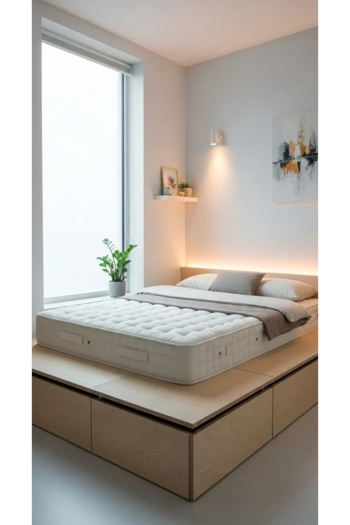 24 Small Room Design Hacks For More Storage Space 3 Storage Bed With Hidden Drawers