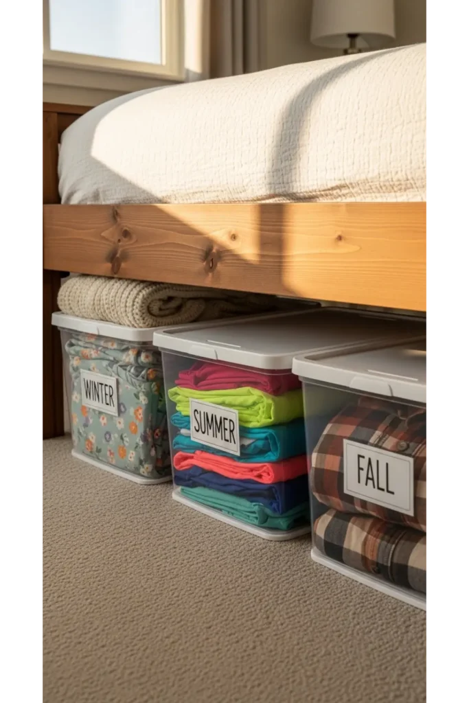 Store Seasonal Clothes Elsewhere