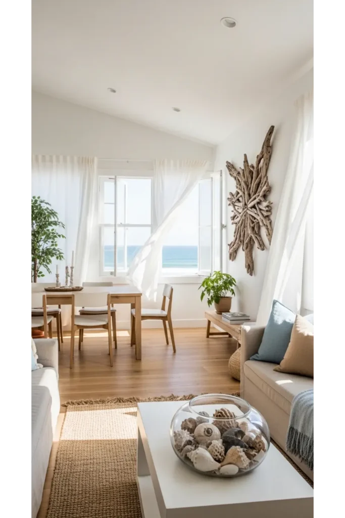 Sunlit White and Wood Loft