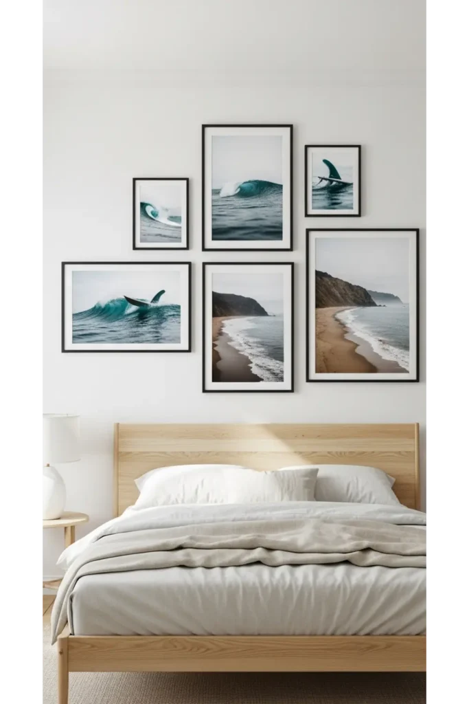 Surf Photography Gallery Wall