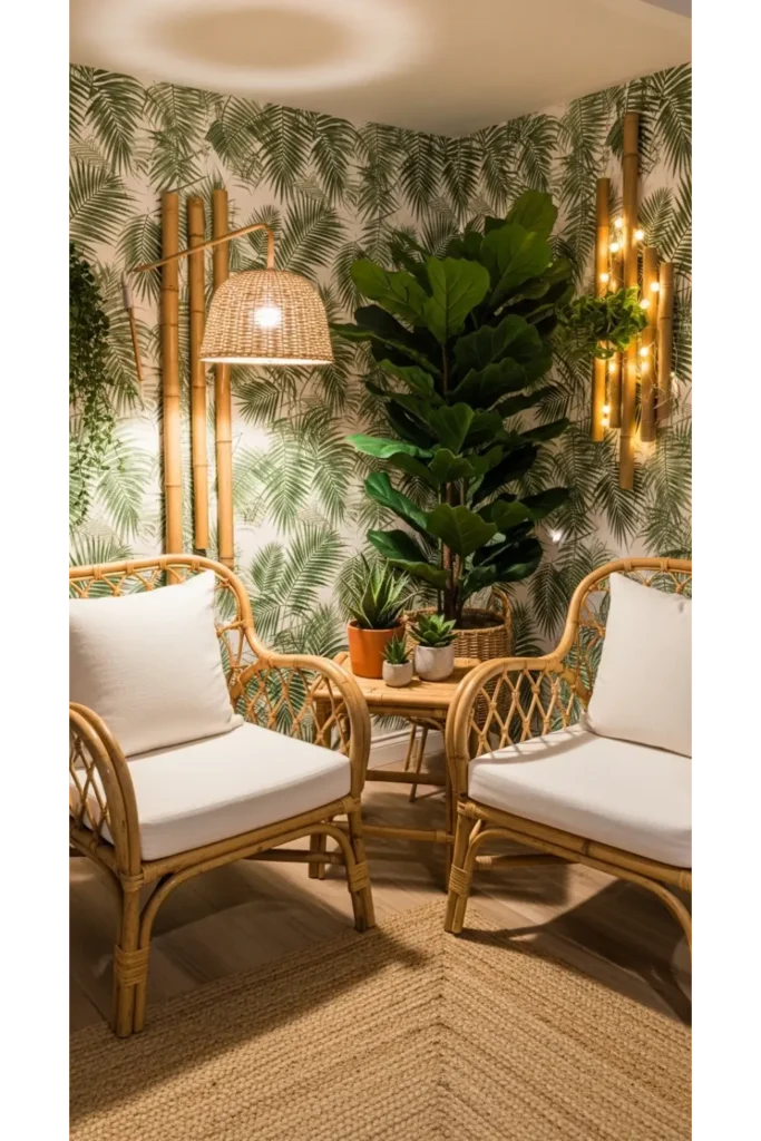 Tropical Retreat Corner