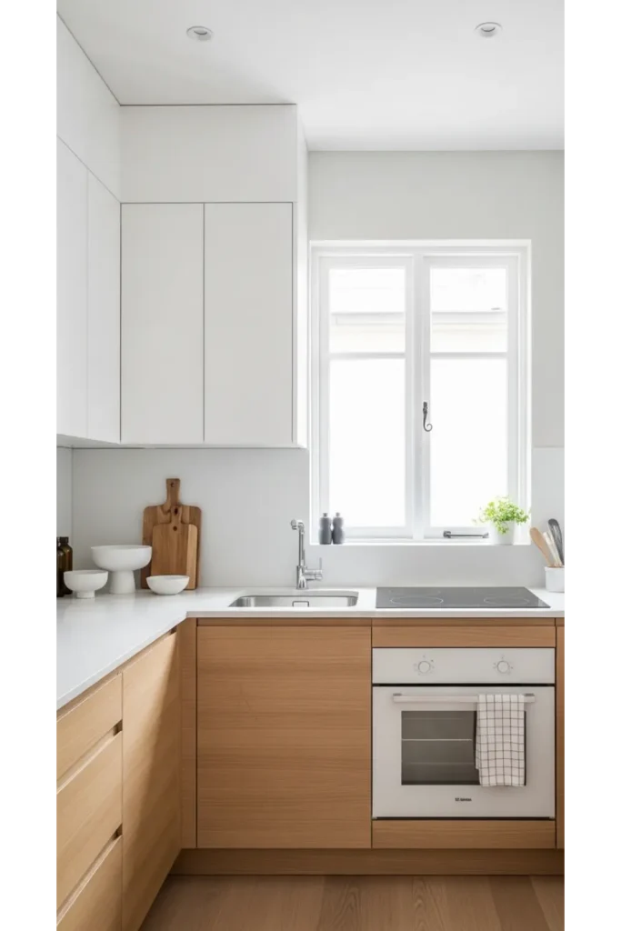 Two Tone Minimal Kitchen
